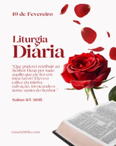 Liturgia do dia 19 de fevereiro