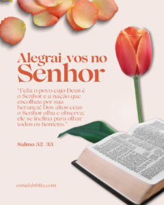 Alegrai vos no Senhor Salmo 32