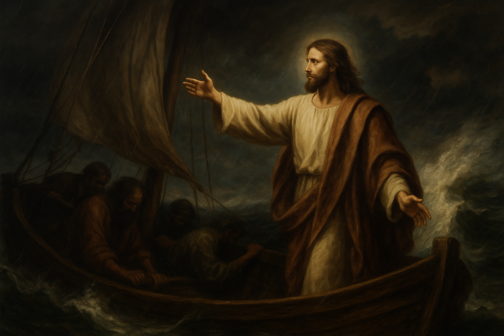 jesus acalma a tempestade