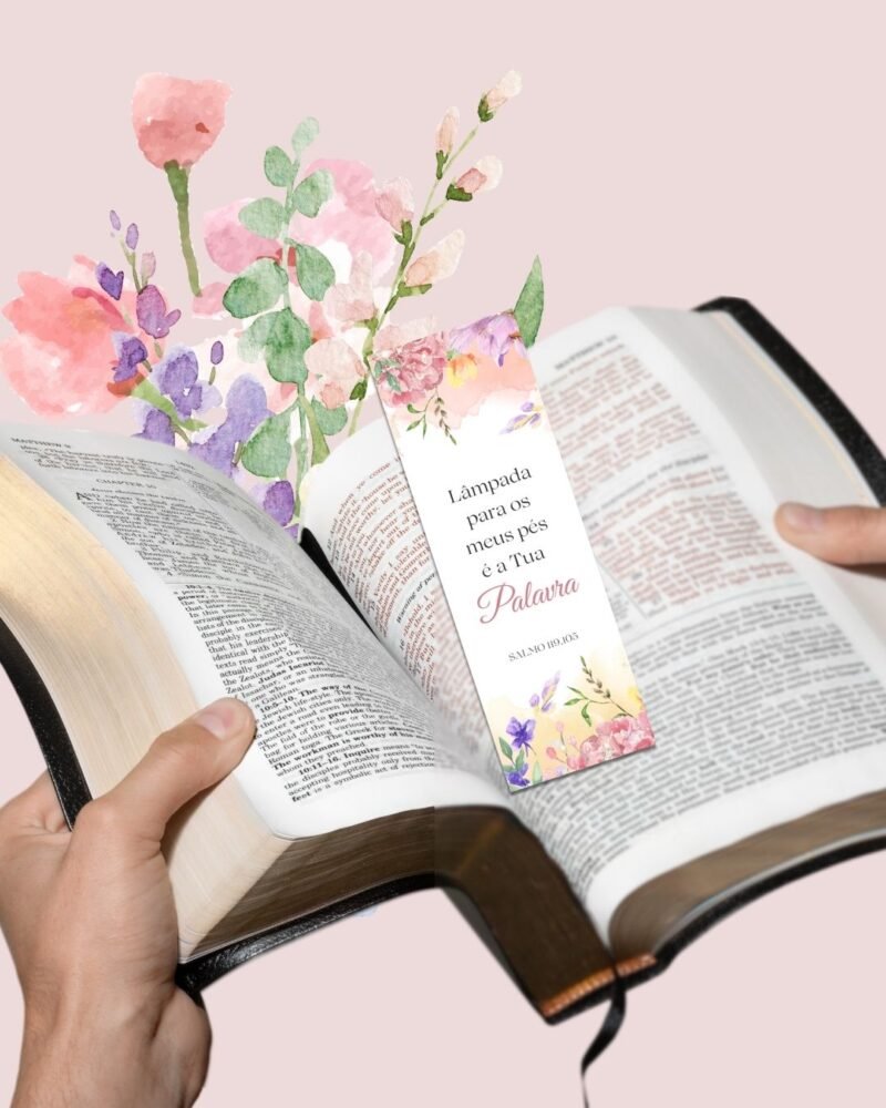 Marcador de Bíblia para Imprimir Salmo 119