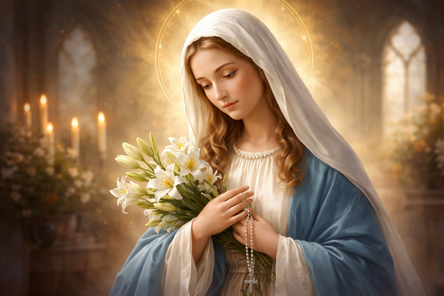 Oração da Ave Maria para Imprimir