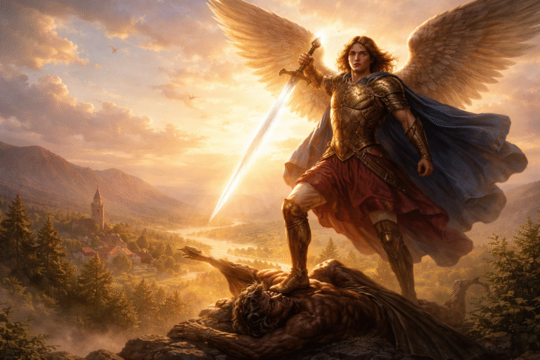 oração da manhã de são miguel arcanjo defendei nos no combate