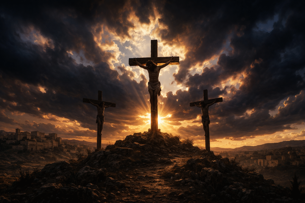 Jesus morreu na Cruz, o sacrifício de Cristo que nos salva