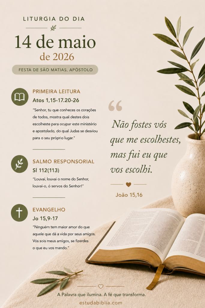liturgia 14 de maio 2026 liturgia diária